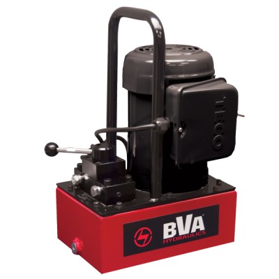 BVA Hydraulics Standard Electric Pump, 0.5HP, 1ph, 50Hz, 230V, Manual, 3W/3P, 1 Gal