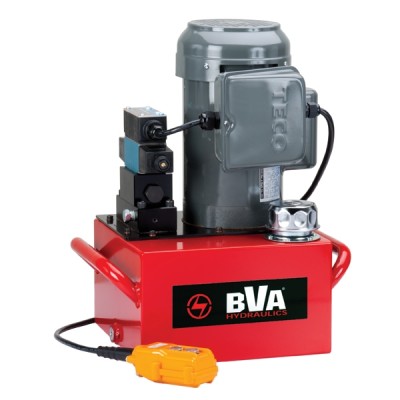 BVA Hydraulics Standard Electric Pump, 1HP, 1ph, 60Hz, 120V, Solenoid, 3W/3P, 2 Gal