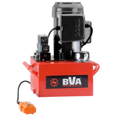 BVA Hydraulics Standard Electric Pump, 1HP, 1ph, 60Hz, 120V, Solenoid, 4W/3P, 2 Gal