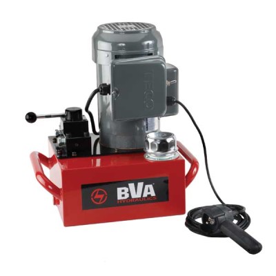 BVA Hydraulics Standard Electric Pump, 1HP, 1ph, 50Hz, 230V, Manual, 3W/3P, 2 Gal