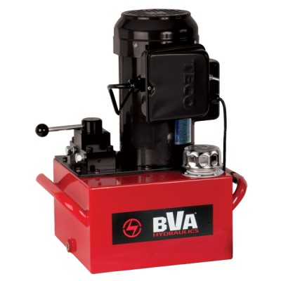 BVA Hydraulics Standard Electric Pump, 1.5 HP, Single Phase, 60 Hz, 120V, Manual Control, 4W/3P, 3 Gal Usable Oil